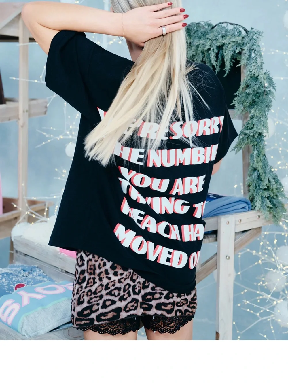 Boys Lie Tee WE’RE SORRY THE NUMBER YOU ARE TRYING TO REACH MOVED ON NEW!!